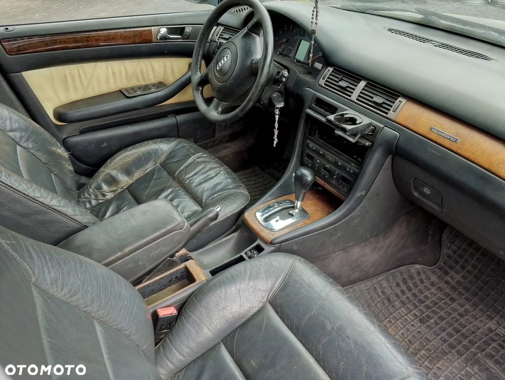 Audi A6 C5 Przed Lift QUATTRO (97-01r.) 2.8 B 193KM. Silnik ACK Skrzynia DEX lakier LZ9U / W9.Cały na części. GWARANCJA !!! Przód Tył Zestaw Komplet Drzwi Klapa Zderzak Błotnik Maska Grill Atrapa Szyba Pas Lampa Lusterko Boczki Fotel Kanapa Kokpit Deska Rozdzielcza Przełącznik Włącznik Sterownik Przewody Wiązka Instalacja Moduł Komputer Czujnik Listwa Pompa Alternator Wtryski Głowica Rozrusznik Kompresor Sprzęgło Dwumas Silnik Skrzynia ABS Klimatyzacji Paliwa Wspomagania Kolektor Turbina Przepustnica Zawór Chłodnica Koło Hak Belka Sanki Zawieszenie Mcpherson Półoś Amortyzator Wydech Tłumik Zacisk Most - 6