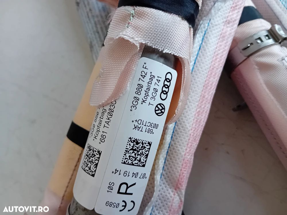 Airbag Lateral Cortine Cortina Stanga Dreapta Vw Passat B8 Variant Combi 2014-2020 - 6