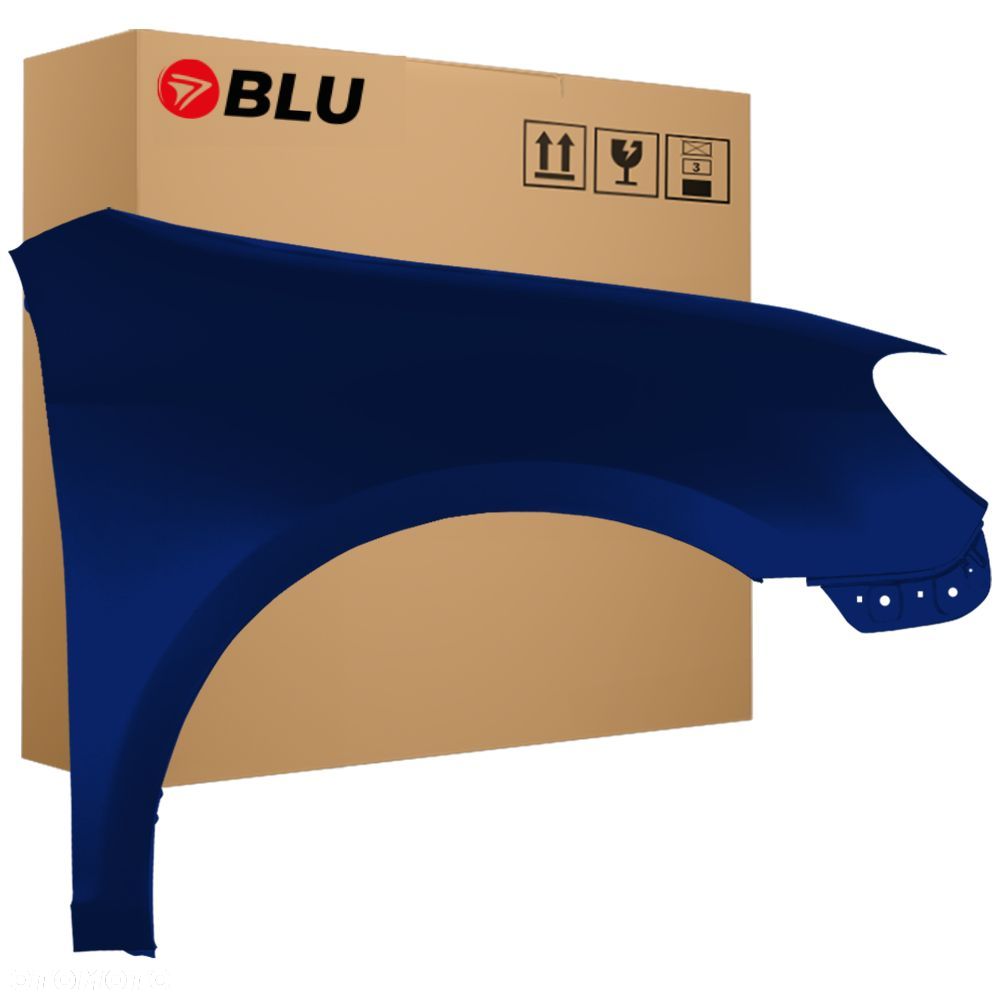 BLU Błotnik VOLKSWAGEN VW GOLF VI 6 VARIANT KOMBI LD5Q prawy przód niebieski 2008-2016 SchattenBlau - 1