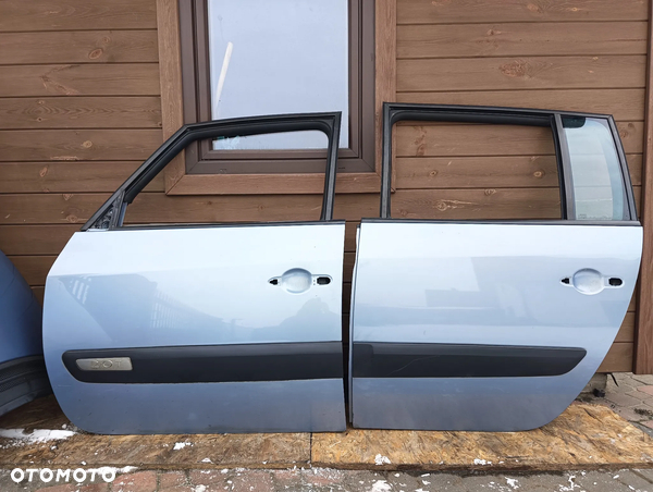 DRZWI LEWE PRZEDNIE lewe tylne TED47 RENAULT ESPACE IV 2002-2006 PRZÓD LEWY tył lewy tylne lewe