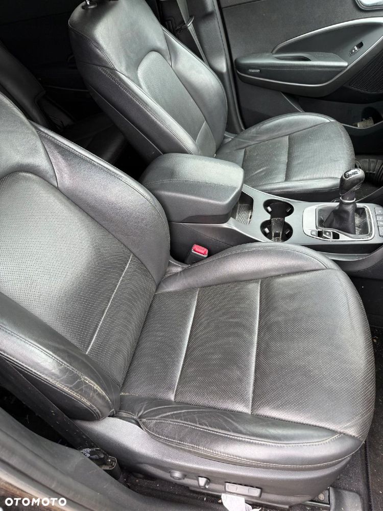 Fotele Skóra Wnętrze Kanapa Komplet 7-Os Hyundai Santa Fe Iii 3 2012- - 2