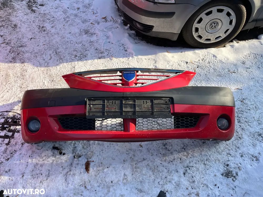 Bara fata completa Dacia Logan 1 rosu passion 2004-2009 - 9