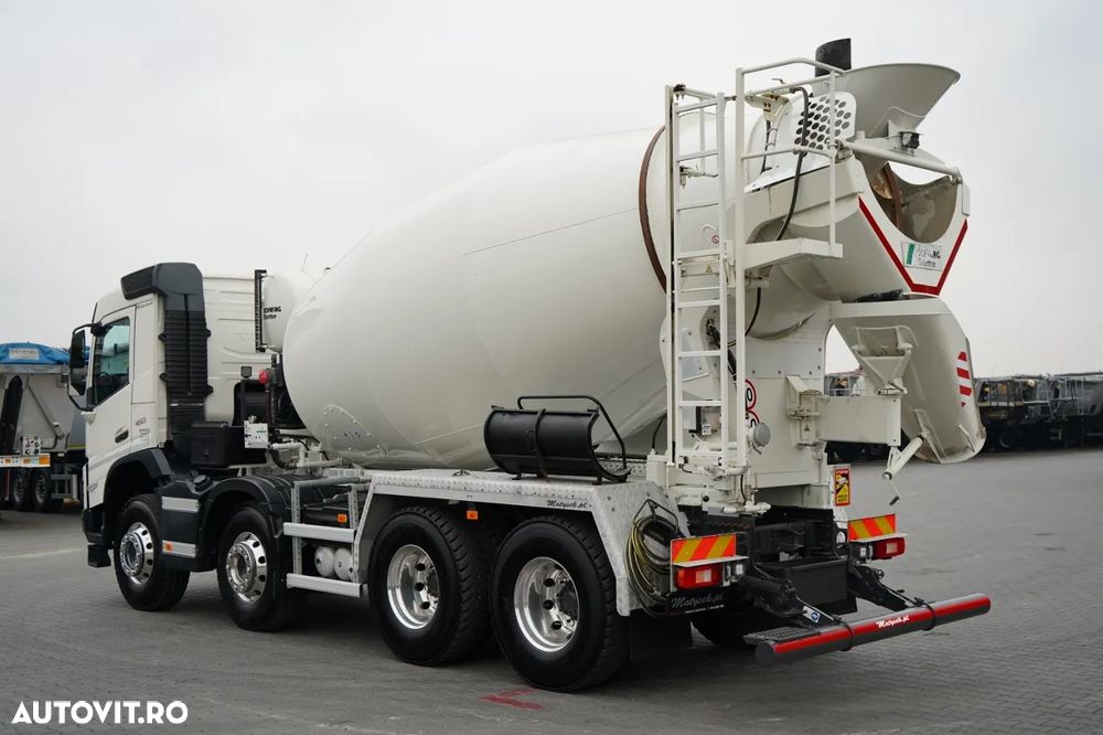 Volvo VOLVO FMX 460 / 8x4 / 9m3 BETONIERĂ / SCHWING STETTER / 9 M3 / I-SHIFT / JANTE DIN ALIAJ / EURO 6 - ANUL DE PRODUCȚIE: 2022 DATA ÎNMATRICULĂRII: 17.01.2022 VIN: YV2XTYOG1NB364494 KILOMETRAJ: 118.000 KM - EURO 6 AER CONDIȚIONAT CUTIE DE VITEZE ȘI SCHI - 4