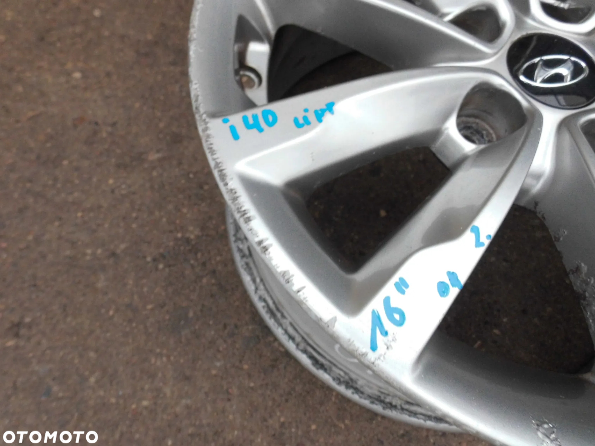 FELGI ALUMINIOWE HYUNDAI I40 LIFT 16 CALI ORYGINAŁ - 5
