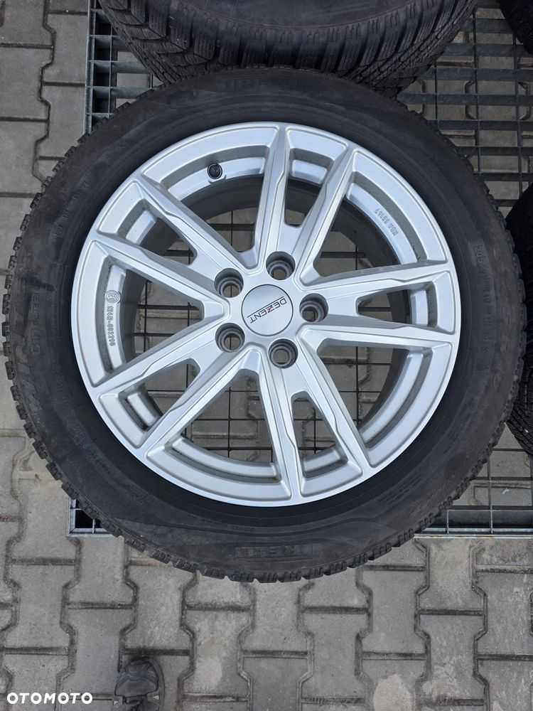 OPEL ASTRA L FORD VOLVO KOŁA R16 5X108 ET44 FELGI ALUMINIOWE OPONY ZIMOWE PIRELLI 205/55 - 2