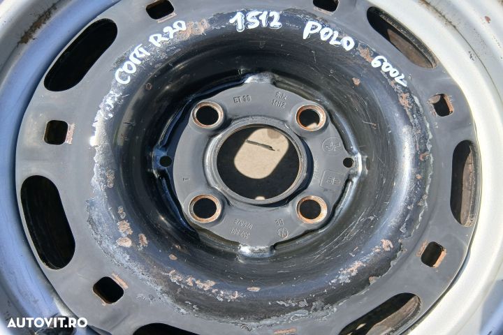 Jante aliaj cu anvelope 18 - set 357601025A 185/60 R14 ET38 6JX14H2 3 - 5