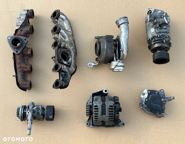 ALTERNATOR TURBOSPRĘŻARKA POMPA WSPOMAGANIA KOLEKTOR WYDECHOWY VW T5 2.5 TDI TRANSPORTER CARAVELLE