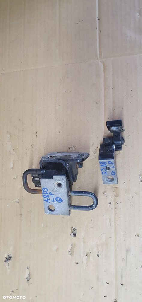 Zawias zawiasy drzwi lewy przód para Audi A8 D3 - 1