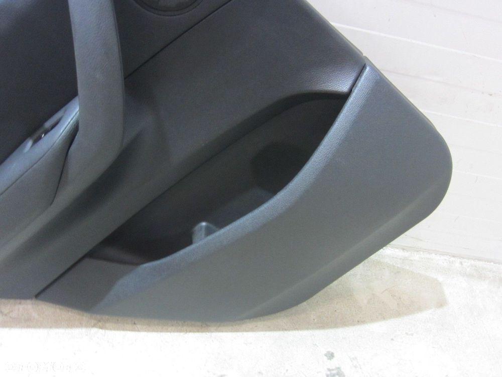 BMW X3 F25 BOCZEK DRZWI TAPICERKA LEWY TYŁ CZARNY SENSATEC 51427279943 - 5