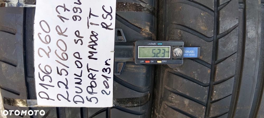 P156260 Para 225/60R17 99V Dunlop SP Sport Maxx RSC dot.0513 RunFlat - 2