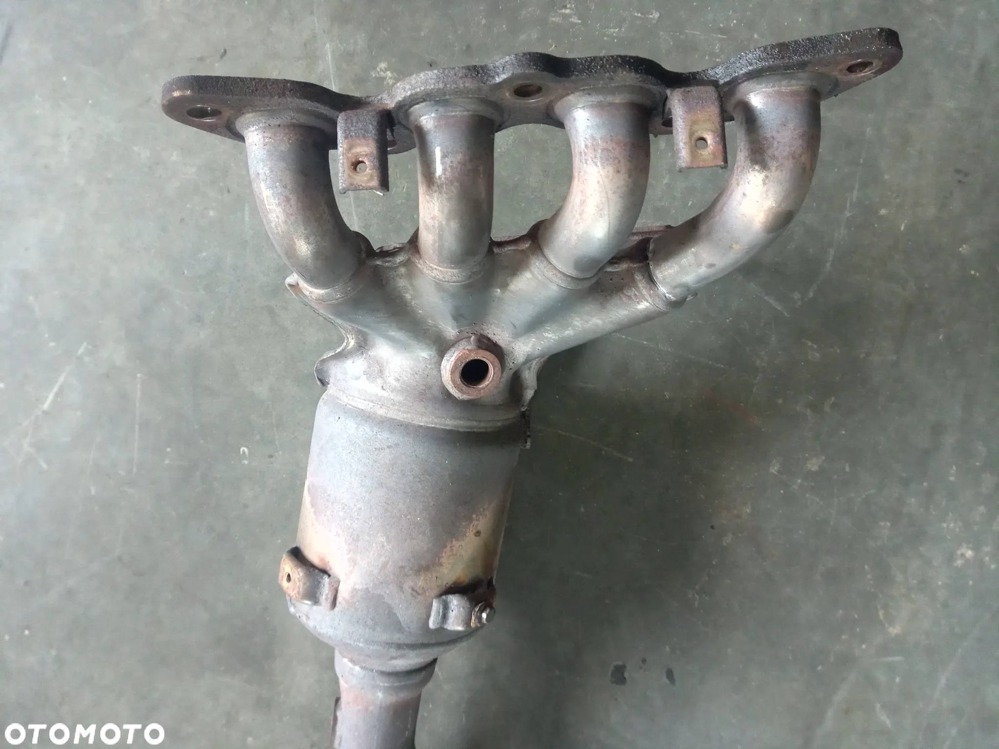 Volvo V50 S40 Ford Focus MK2 C-Max 1.6 16V kolektor wydechowy katalizator 4M51-5F297-TA - 4
