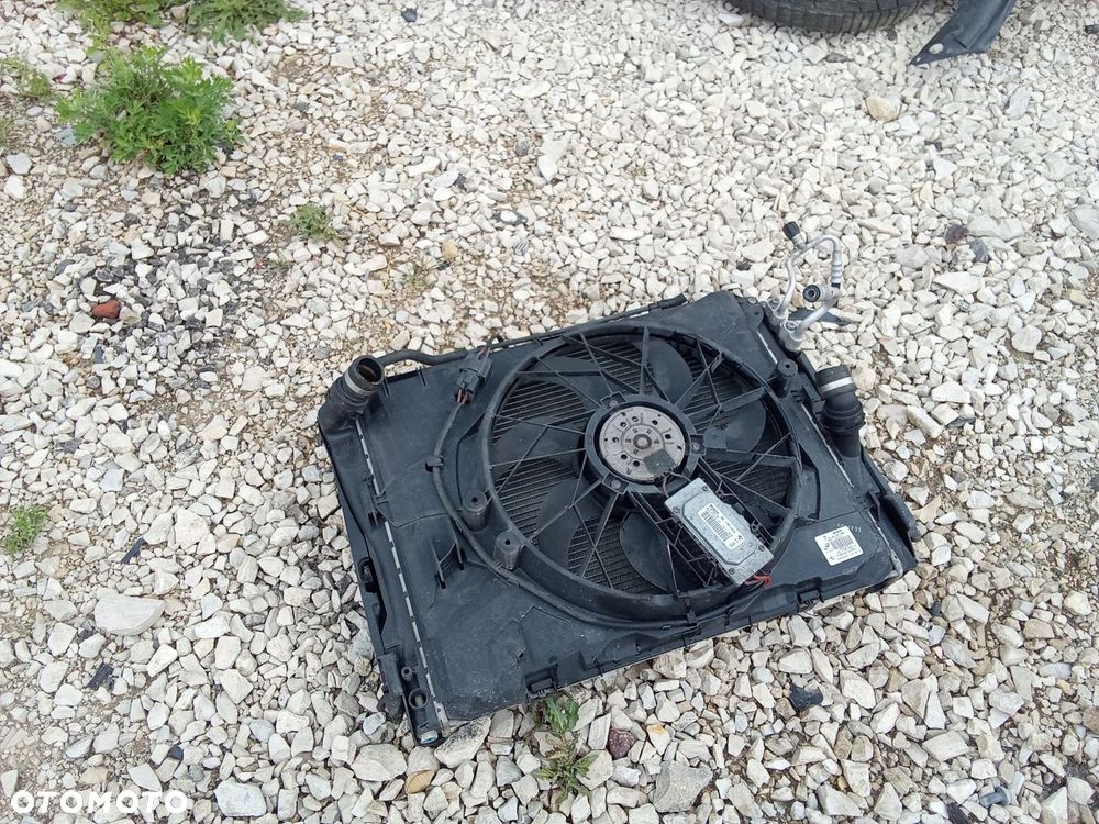 CC CHŁODNICA WODY KLIMY WENTYLATOR MODUŁ BMW 3 E90 E91 LCI 320i 7563259 - 4