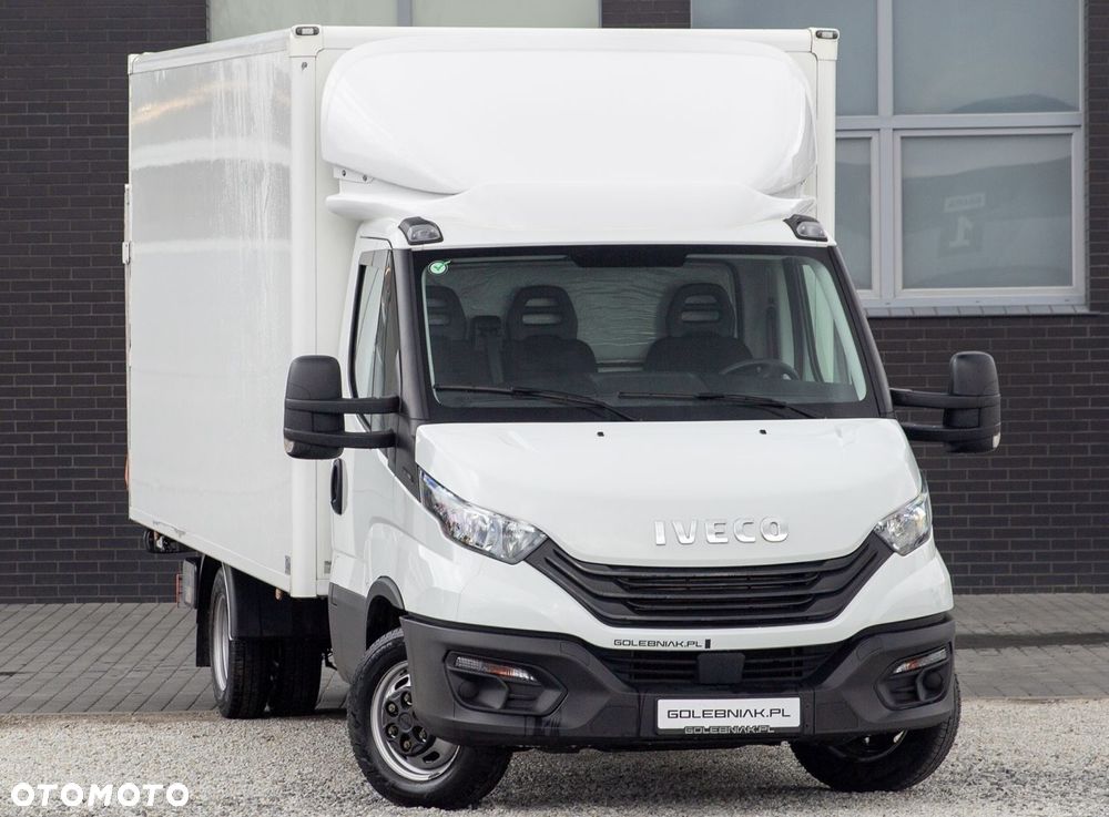 Iveco Daily 35C16 2.3 KONTENER + WINDA dHollandia 750kg koła bliźniaki - 14