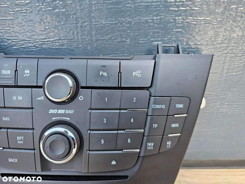 PANEL RADIA KLIMATYZACJI DVD 800 NAVI OPEL INSIGNIA A PRZEDLIFT EUROPA 13273256 13273098 - 2