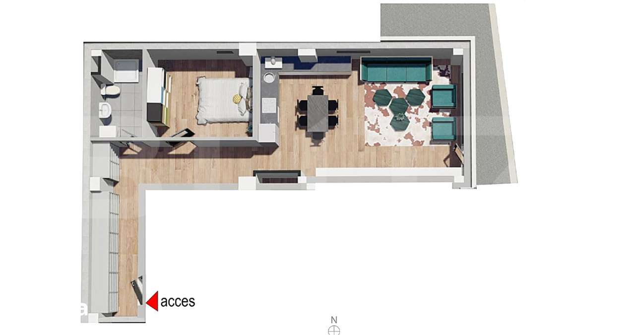 Comision 0!Apartament 2 camere, confort sporit,Bloc Nou,Petrom Calea B — fotografia 2