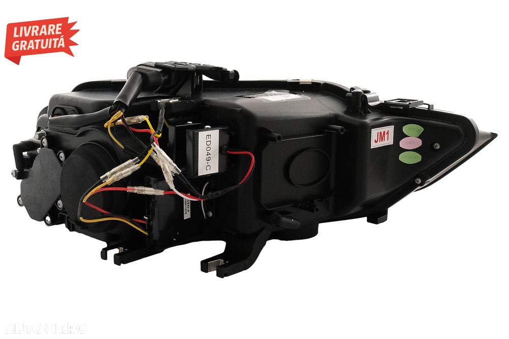 Faruri LED DRL Audi A4 B8.5 Facelift (2012-2015) Negru Semnal Dinamic- livrare gratuita - 18