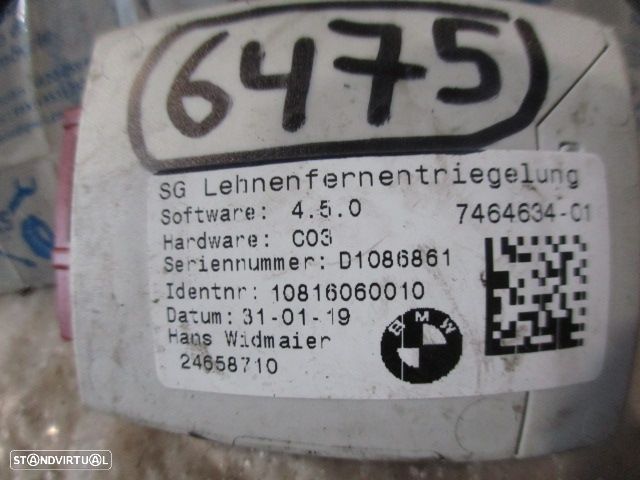 Modulo 746463401 10816060010 BMW SERIE 2 2019 1.5D 115CV 5P CINZA Módulo Controlo De Luz - 3