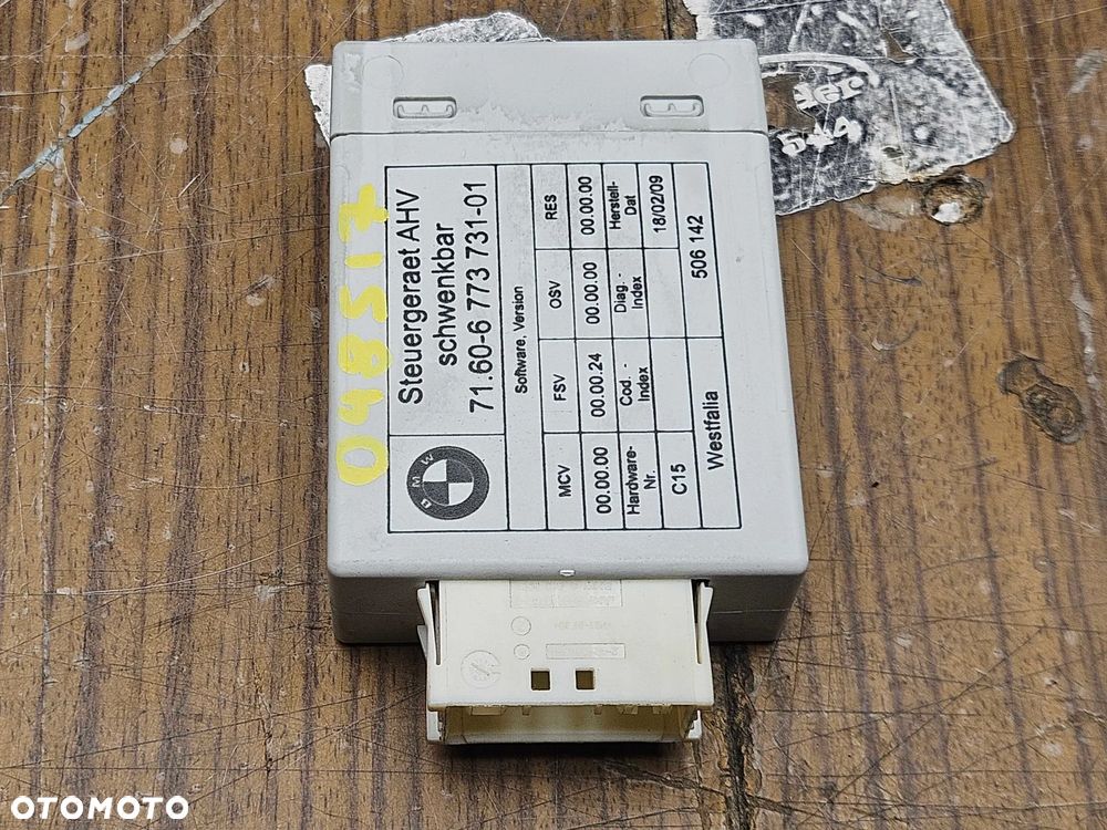 Moduł 6773731 Sterownik Komputer Haka Holowniczego BMW 1 3 E87 E81 E90 E91 E92 - 2