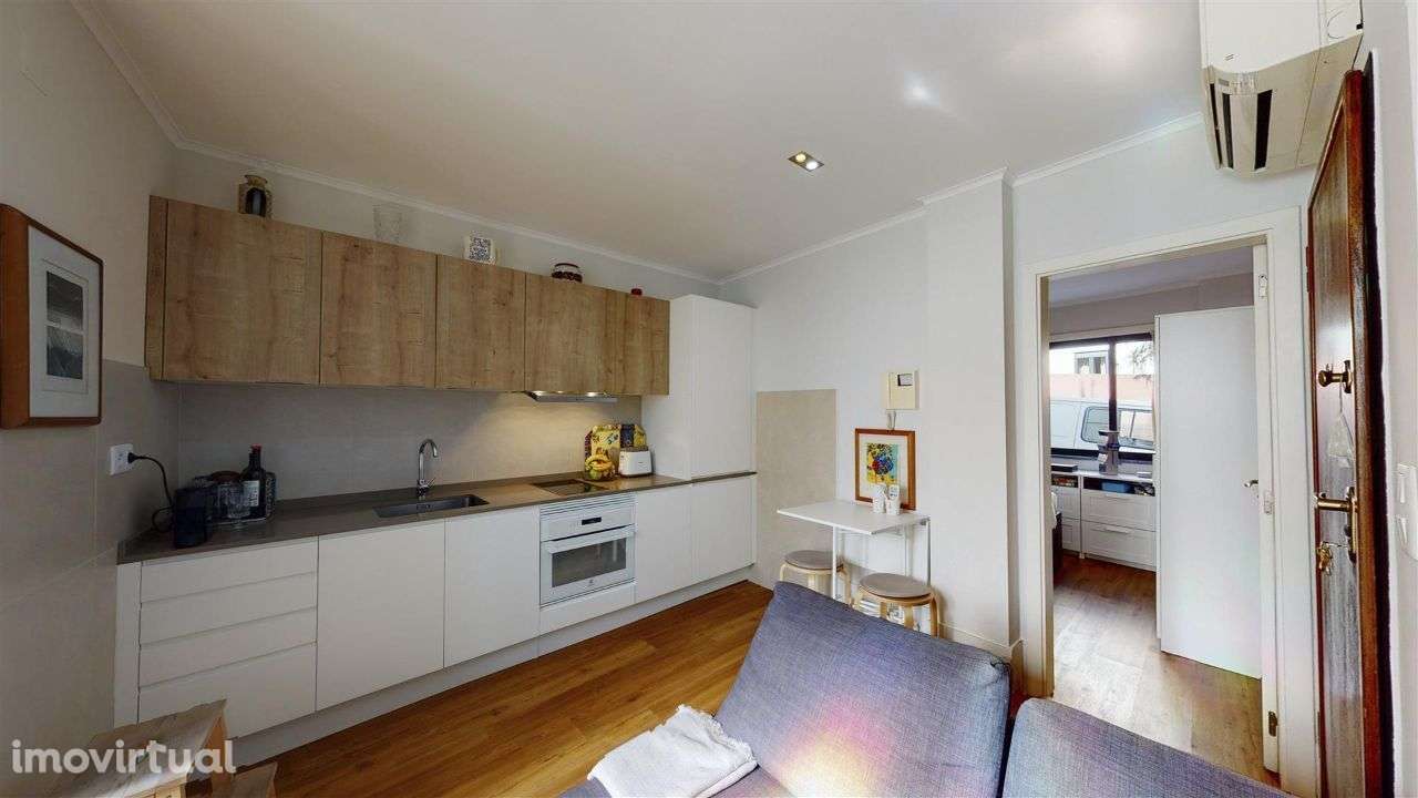 T1 na Ajuda (40m2 mais pátio) - Grande imagem: 5/10