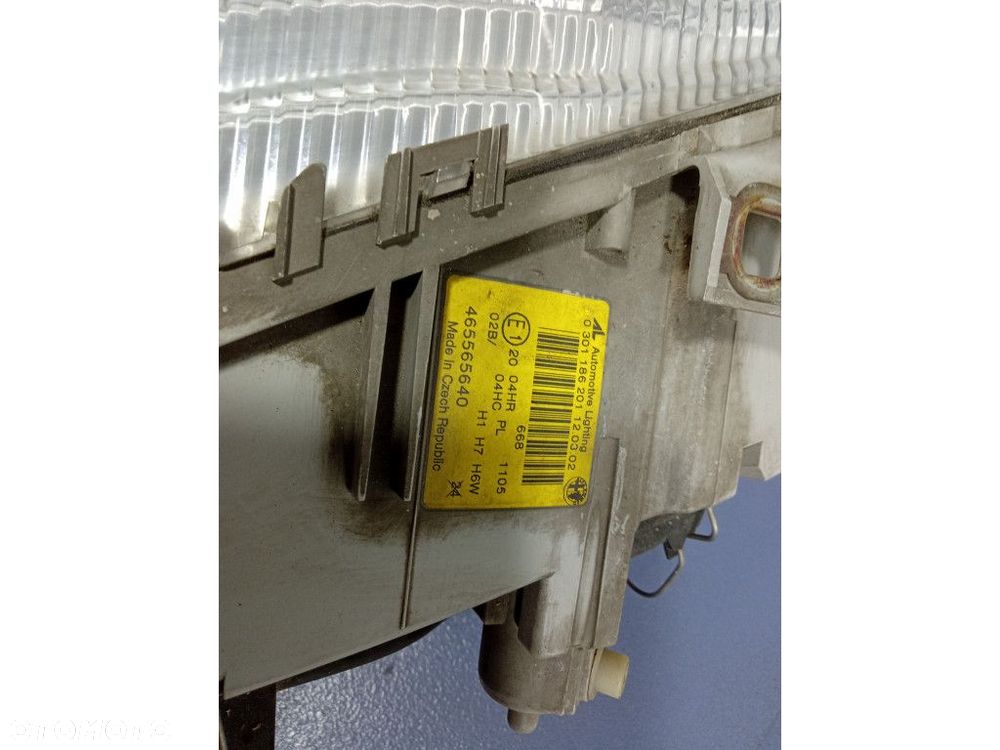 ALFA ROMEO 147 REFLEKTOR LEWY LAMPA H1 H7 EU 465565640 - 5