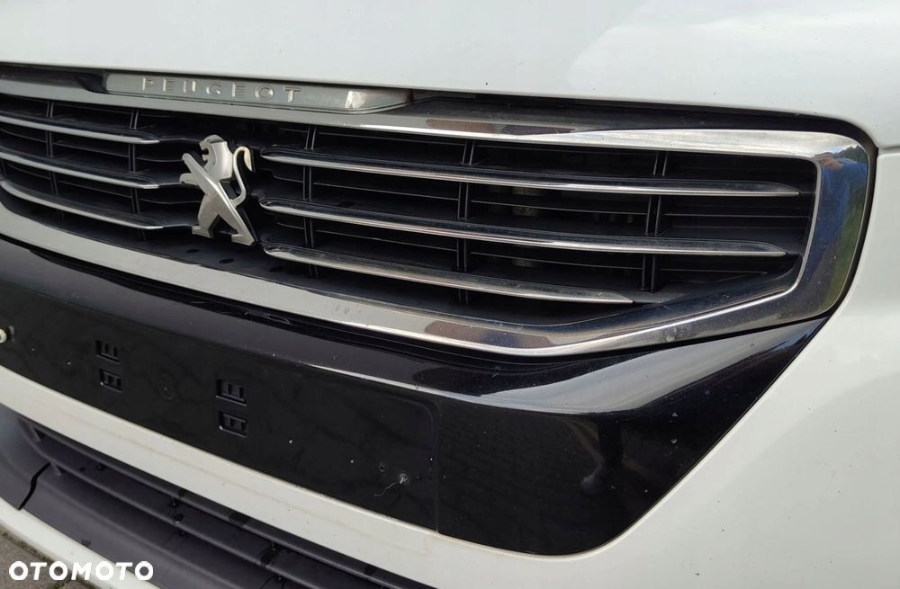 peugeot 508 1 i lift 15-18 zderzak przedni przód kompletny biały ewpb - 7