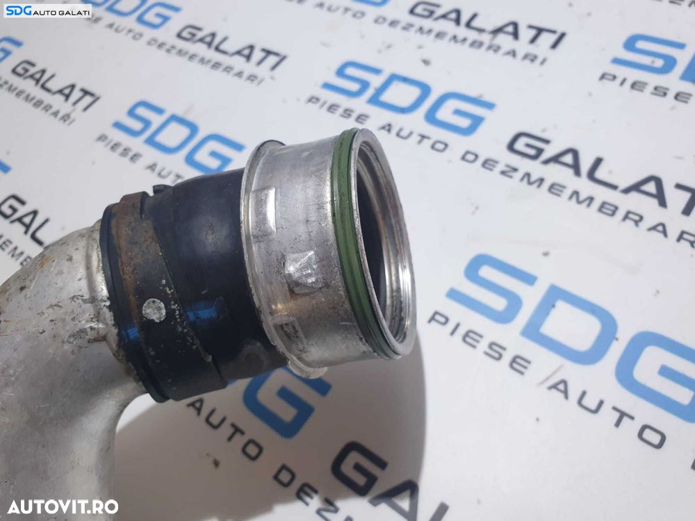 Furtun Conducta Tubulatura  Admisie Aer Turbo Turbina Turbosuflanta Volkswagen Phaeton 3.0 TDI BMK CARA CEXA CEXB 2002 - 2016 Cod 3D0145834T 3D0145834AB - 4