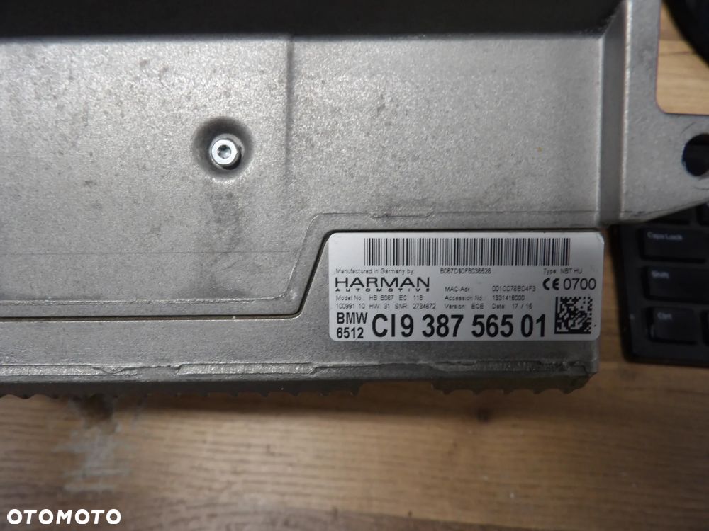 BMW - F32 - NAWIGACJA HARMAN KARDON - 9387565 - 3