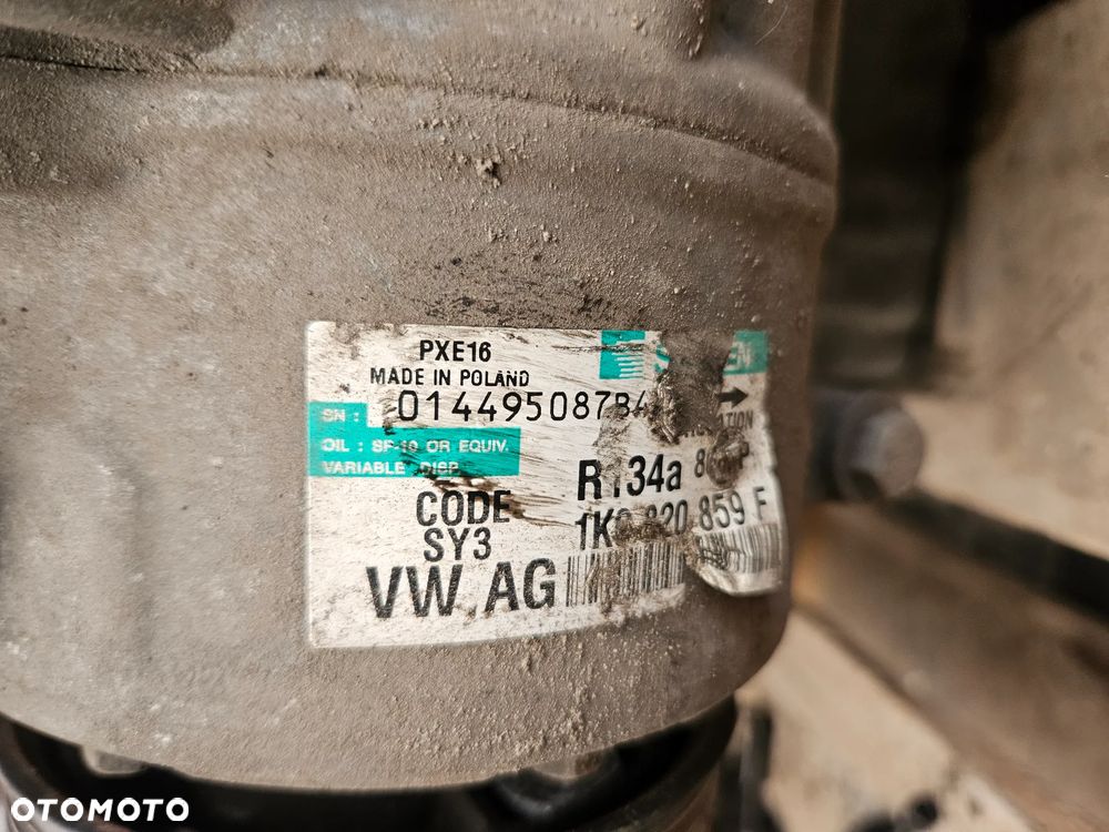Sprężarka Kompresor klimatyzacji Seat Leon VW Golf V Skoda Octavia II Audi 1.9 TDI 105KM 1K0820859F - 2