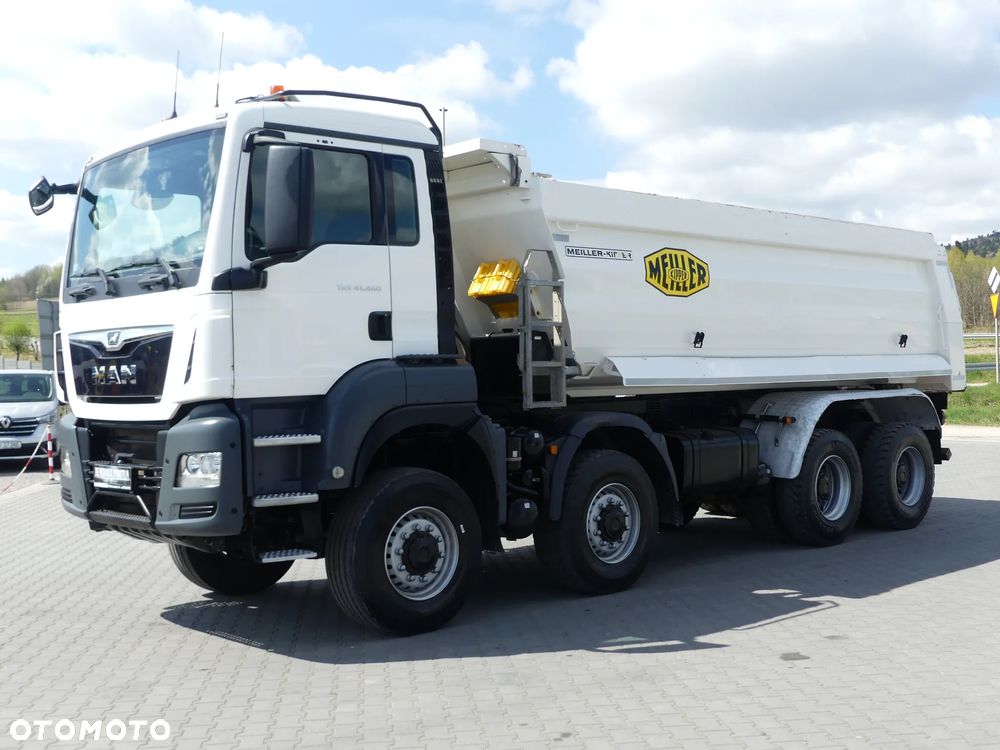 MAN TGS 41.460 / 8x8 / WYWROTKA MEILLER / MANUAL / NISKI PRZEBIEG / - 10