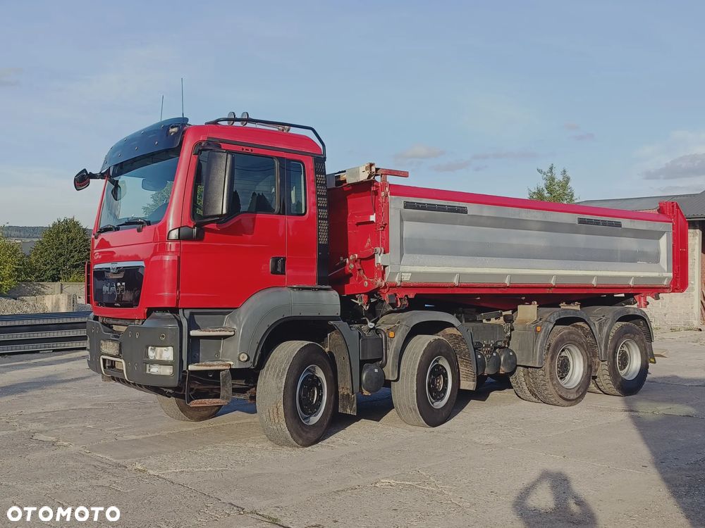 MAN TGS 35.440 8x4 E5 Schwarzmuller Kipper + Bordmatik/ Manual/ - 15