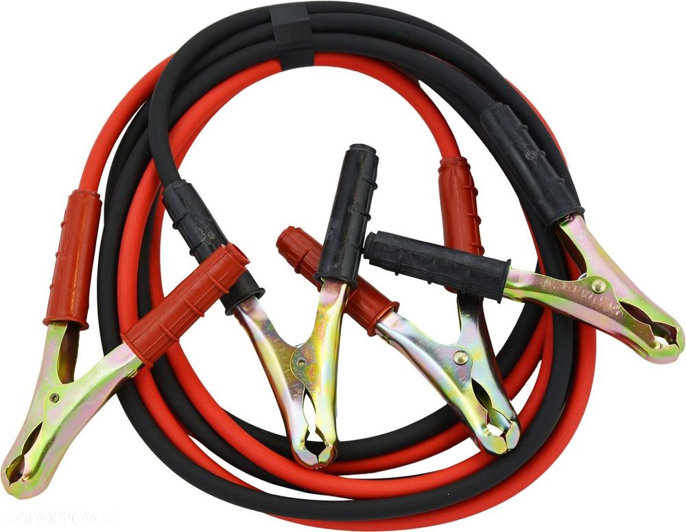 KABLE PRZEWODY ROZRUCHOWE GRUBE POLSKIE 200A 2,5m - 1