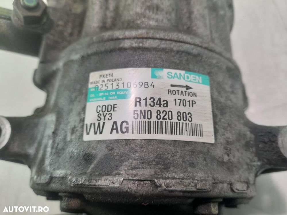 Compresor clima AC 5N0820803   1.4 tsi CAXA Volkswagen VW Golf Plus 2 - 2