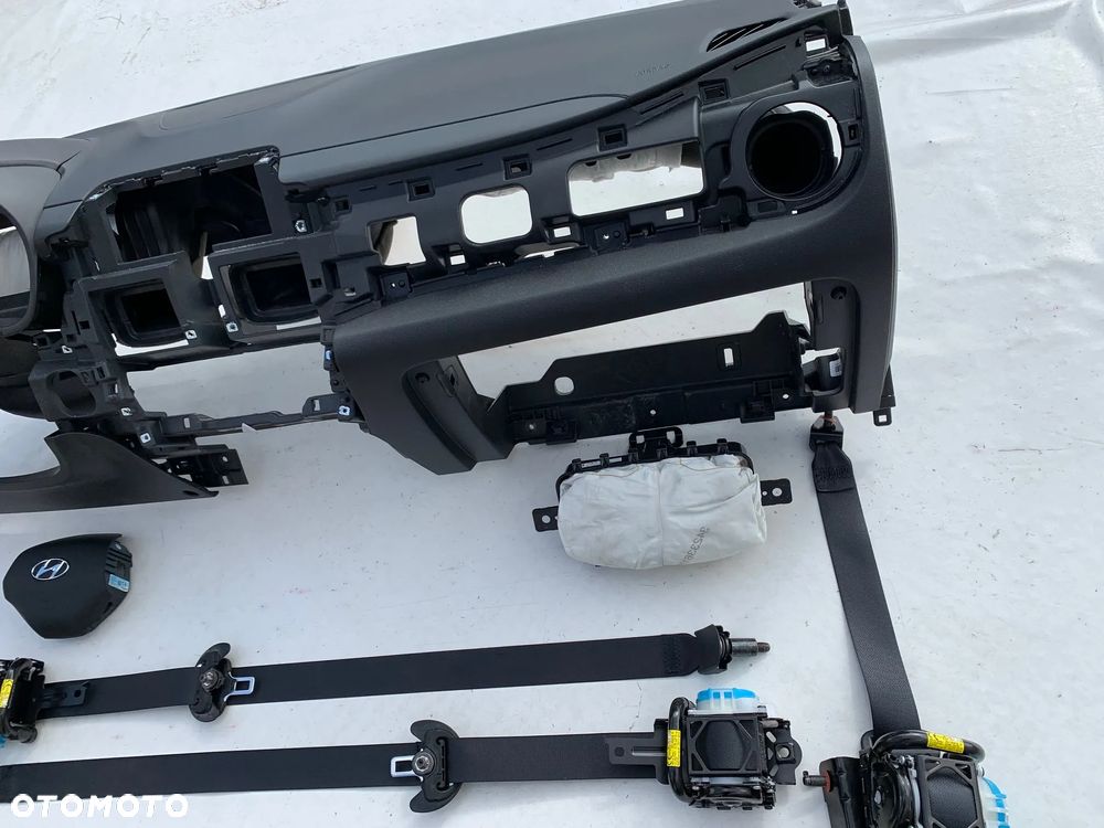 HYUNDAI KONA DESKA KONSOLA KOKPIT PULPIT PÓŁKA PARAPET AIR BAG SRS PODUSZKI POWIETRZNE KIEROWCY PASAŻERA AIRBAG Okazja Sprawdź Raz2 !!! - 14
