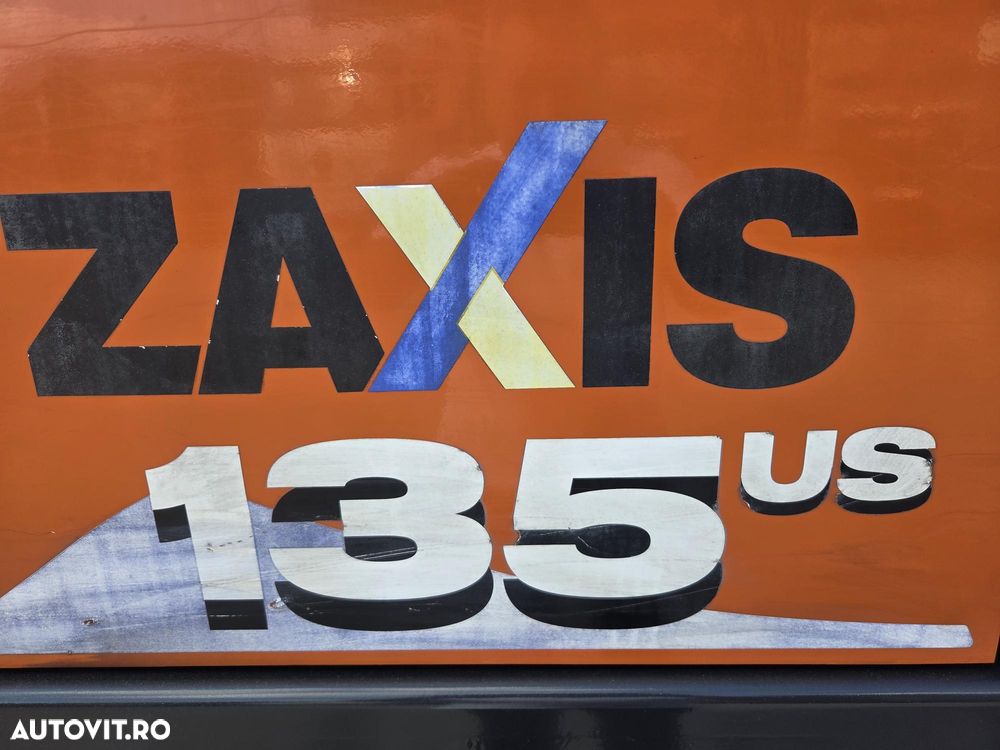 Hitachi ZX135US-6, 16t,2019, 3.736h, ROTIRE IN GABARIT, LAMA, 2 inst hidr pe brate, PADURI NOI, consum mediu 9,5l/h, Gresare automata, CUPLA RAPIDA +CUPE EXCARE+Cupa taluz, latime 2,5m, Camere spate si laterale, posibil leasing 3 ani, PROMOTIE 86.900 EUR+Tva - 16