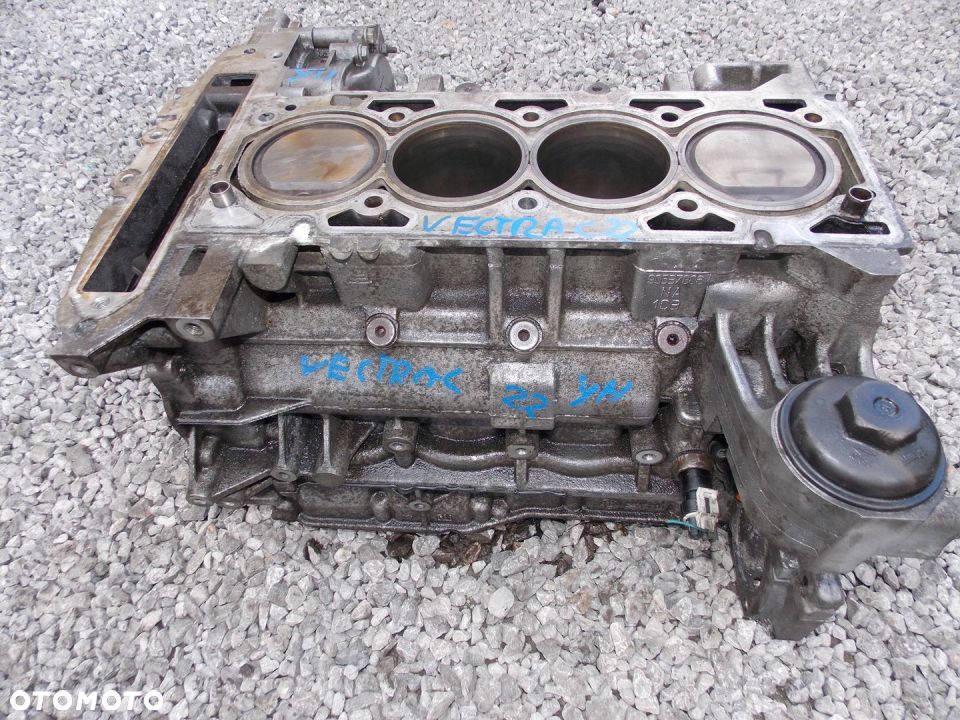 BLOK DÓŁ TŁOKI SILNIKA WAŁ VECTRA C 2.2 16V YH - 1