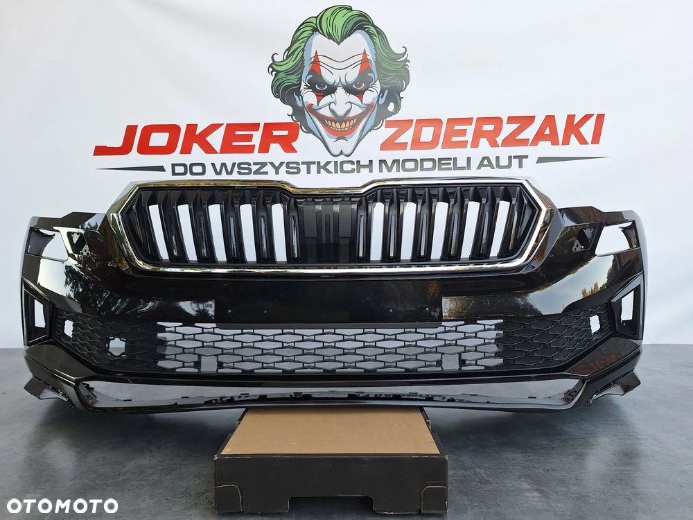 SKODA KAROQ LIFT SPORTLINE 21- NIE KLEJONY! ZDERZAK PRZÓD PRZEDNI KOLOR BLACK MAGIC LF9R/9910/1Z ORYG. 57A807221D WYSYŁKA KRAJ-EUROPA