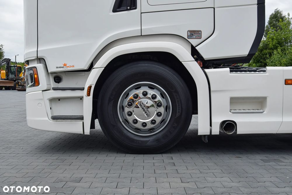 Scania 500S / FULL AIRMATIC / HYDRAULIKA / RETARDER / KLIMATYZACJA POSTOJOWA / ACC / KLIMA / 2 ZBIORNIKI PALIWA / FULL LEDY / FULL SPOILERY / SERWISOWANA / SPROWADZONA - 12