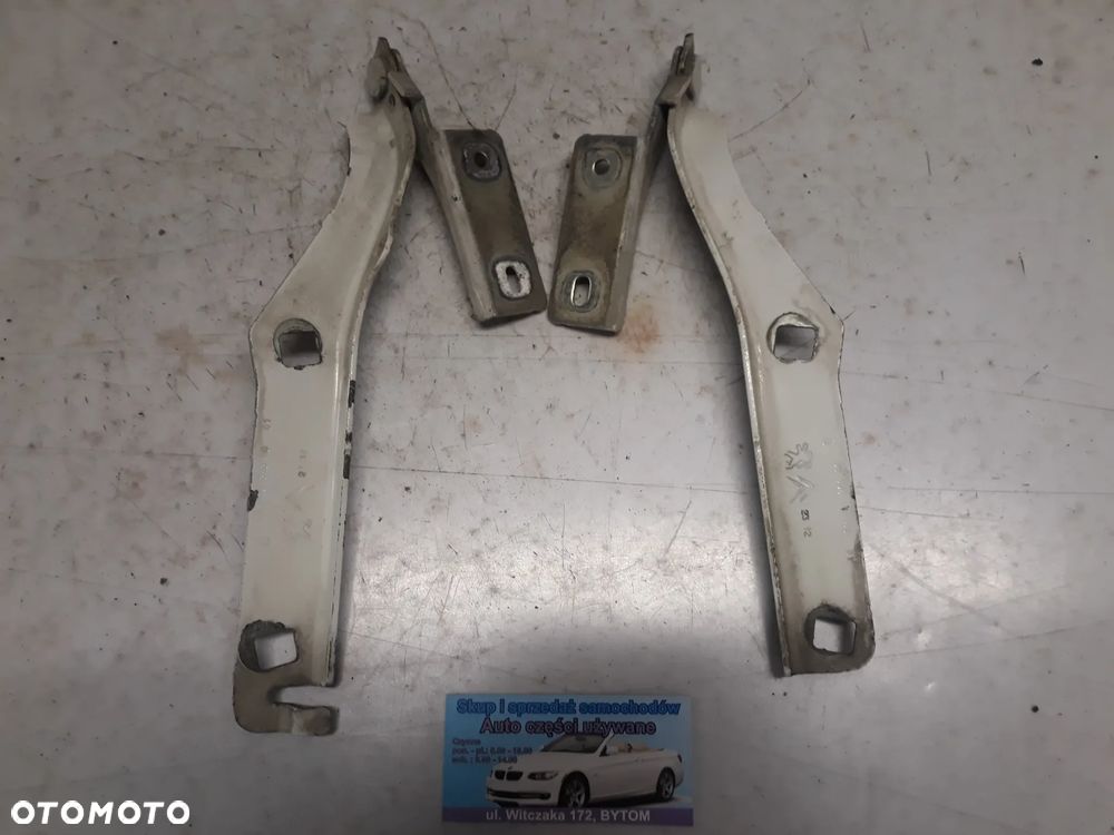 ZAWIASY MASKI PEUGEOT PARTNER II LIFT 2010r 9680631480 (KOMPLET) - 1