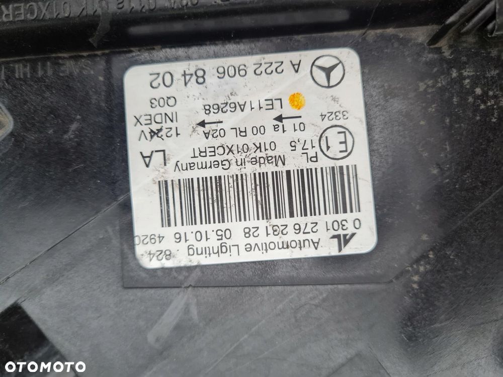 Mercedes S Klasa 222 Full Led INTELIGENT ILS 2229068402 IDEALNY Okazja - 9