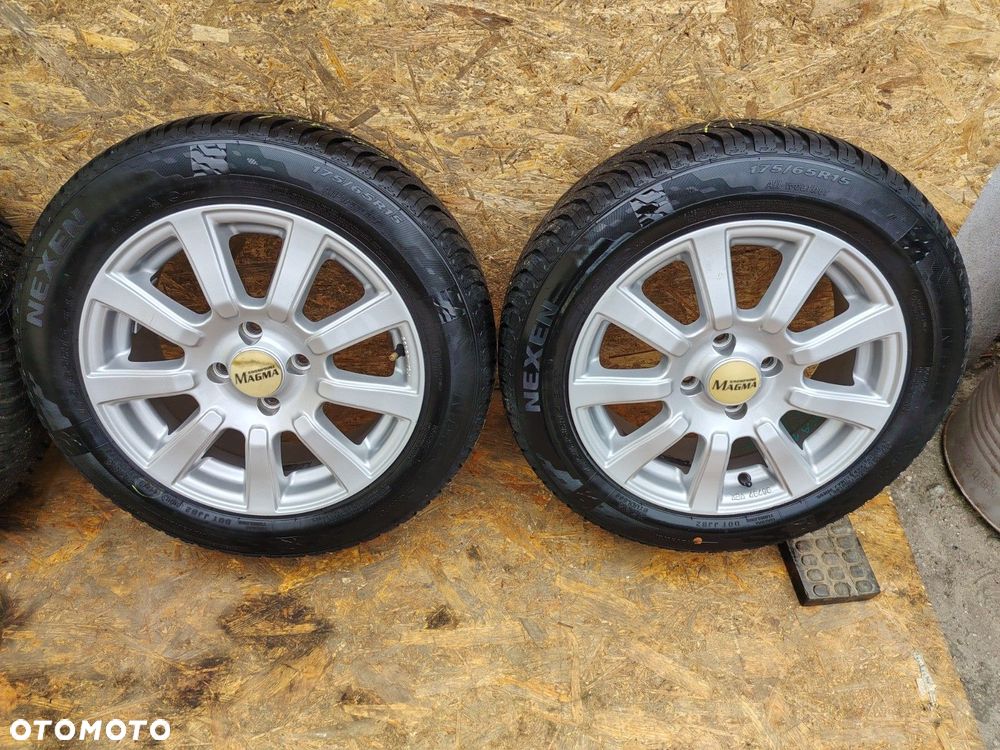 FIAT GP EVO 4X100 6JX15 fi56,6mm FELGI ALU KOMPLET X4 NEXEN 175/65R 5 - 2