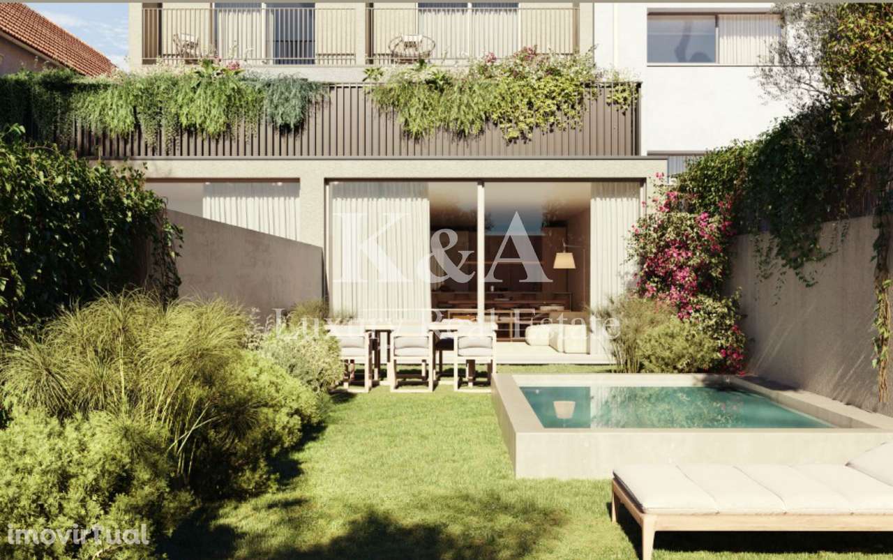 Moradia T4 com jardim e piscina em Matosinhos Sul - Grande imagem: 2/12