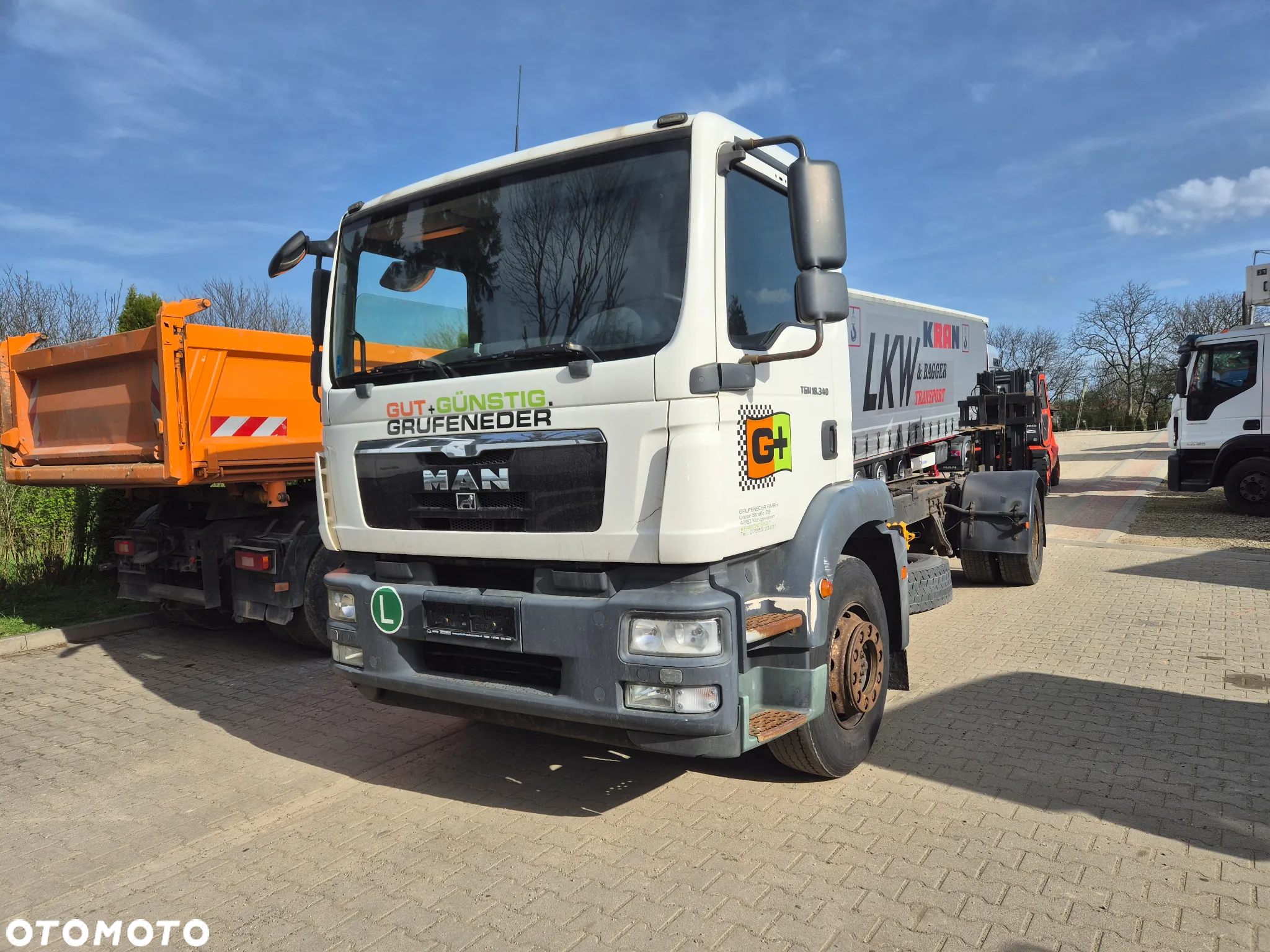 MAN TGM 18.340 4x2BL Rama do zabudowy/ Manual/ Blokada/ Sprowadzony ! - 2