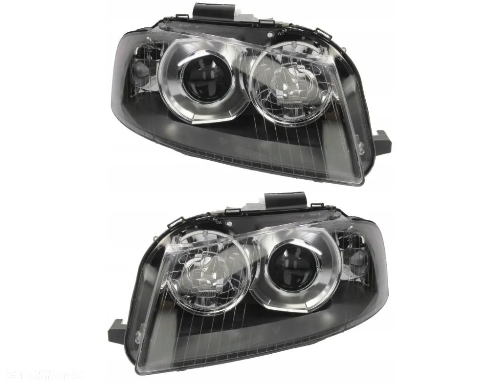 NOWA REFLEKTOR LAMPA AUDI A3 8P 03-08 TYC LEWA PRAWA KSENON + SILNICZKI - 1