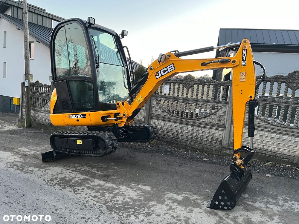 JCB 8018 CTS * Minikoparka JCB 8018 * 2 Tony * Rozsuwane Podwozie * Nowe Gąsienice * Stan IDEALNY * - 15