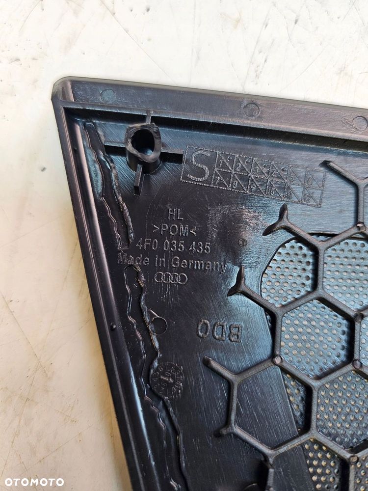 MASKOWNICA GŁOŚNIKA AUDI A6 C6 LEWY TYŁ 4F0035435 - 4