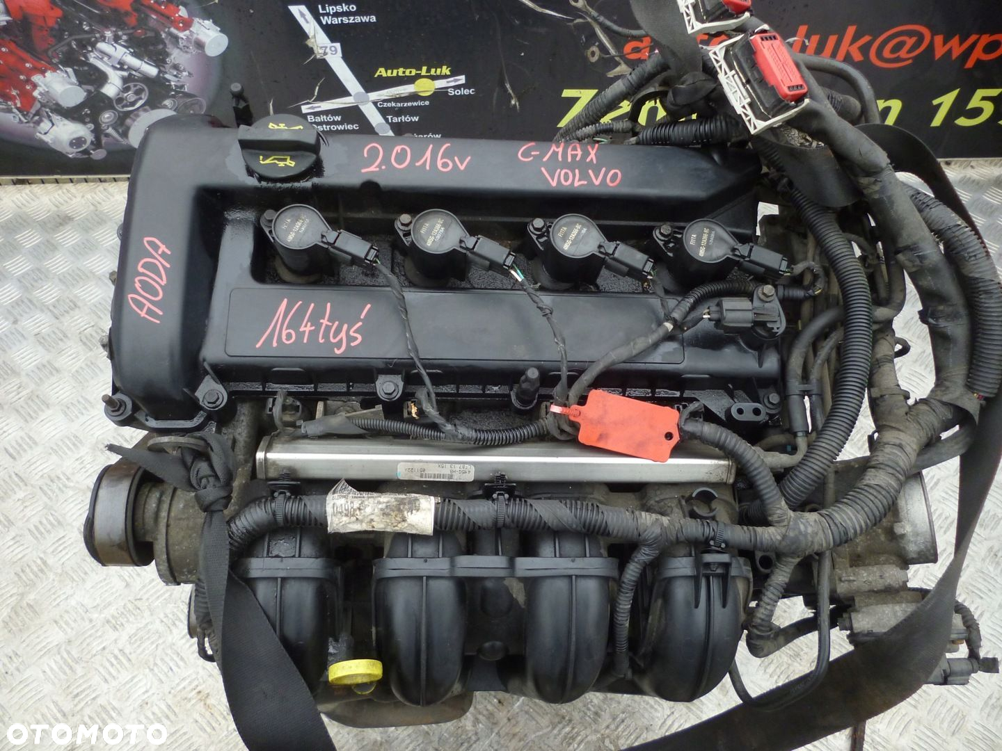 SILNIK FORD VOLVO 2.0 16V AODA 164 TYS - 2