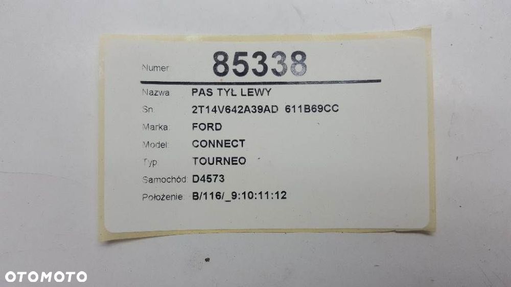 PAS TYŁ LEWY FORD TOURNEO CONNECT I EUROPA - 2