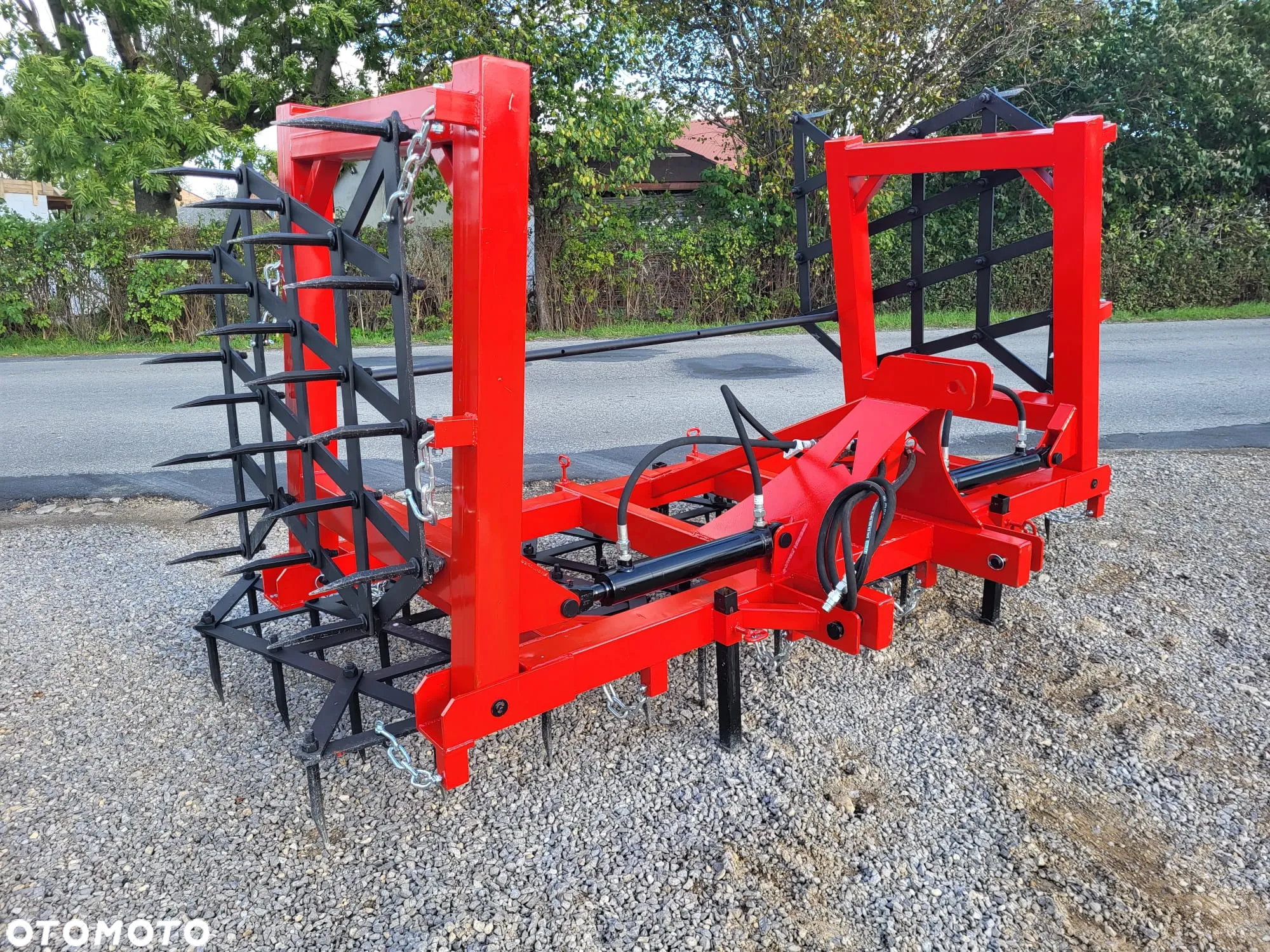 BRONY POLOWE HYDRAULICZNIE składane CIĘŻKIE *5pól *2 siłowniki *20 ząb - 4