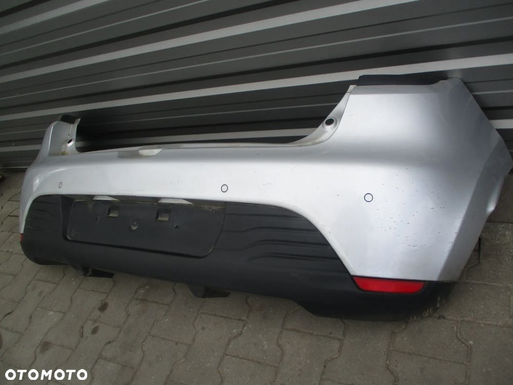 RENAULT CLIO IV 4 2012-2016 ZDERZAK TYLNY 4xPDC TED69 SREBRNY - 4