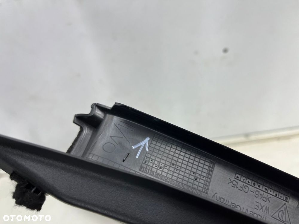 Plastik Porsche Panamera 971 16-23r LEWA przednia wewnętrzna osłona listwa nakładka ramy drzwi szyby - 10